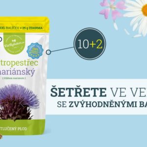 Ostropestřová kúra se zvýhodněnými balíčky se kterými lze ušetřit až 1500 Kč